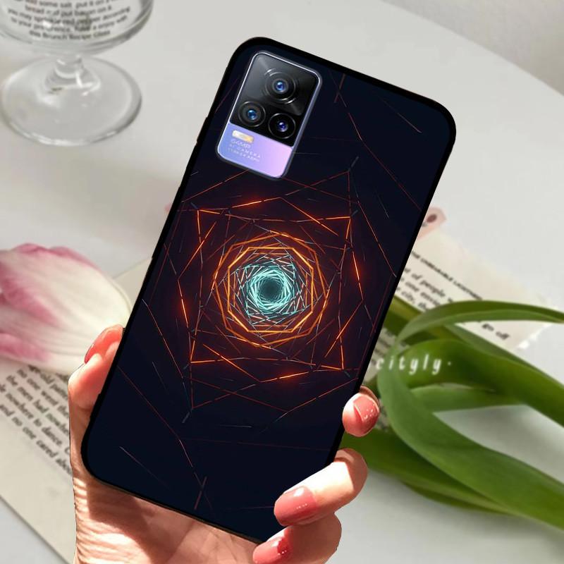 For Vivo V21e Case V 21e V2061 V2055 Soft TPU Phone Protective Fundas Cover For Vivo V21 V 21 4G 5G Shockproof Bumper Shells