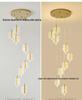 Nordic Loft Luxury Rotating Stairwell Pendant Light