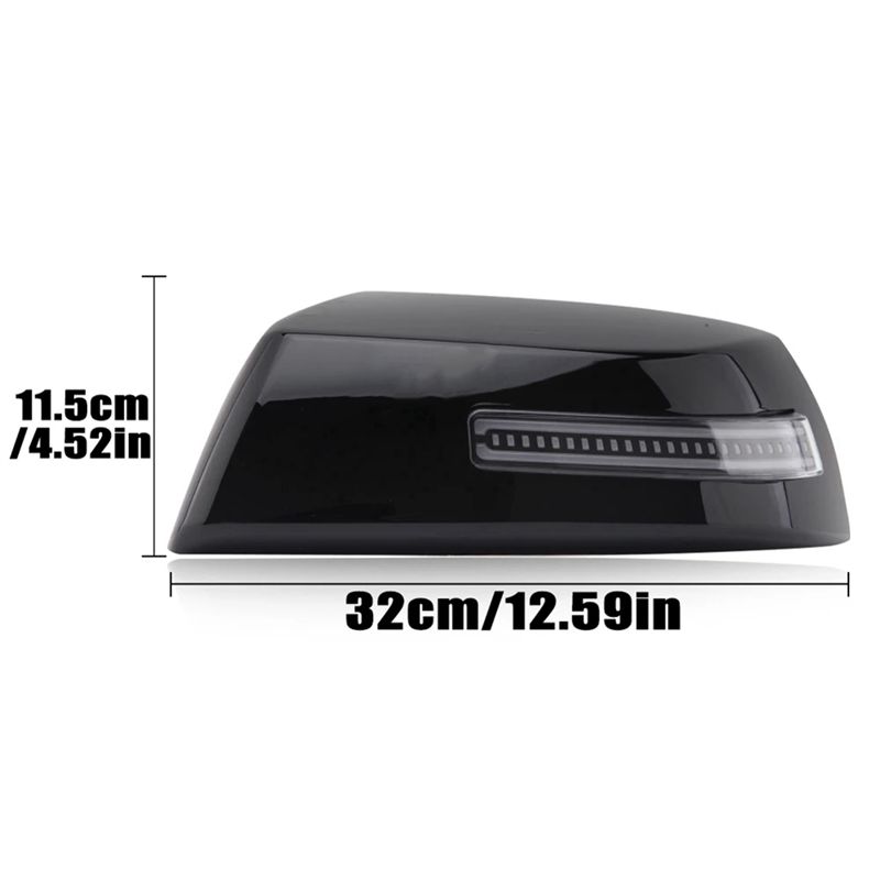 NEW-Rear View Mirror Cover Dynamic Flowing Lights Mirror Covers For Toyota 2007-2020