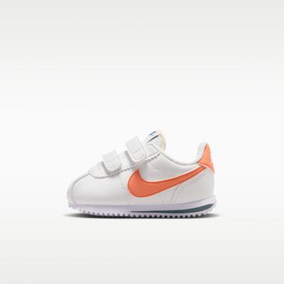 Nike Cortez Low top Toddler Shoes White Orange Infant And Toddler 21
