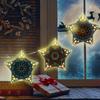 DIY Diamond Painting LED Light Christmas Tree Snowman Drawing Kit Bedside Night Light Drilling Arts Crafts Lamp Xmas Home Decora