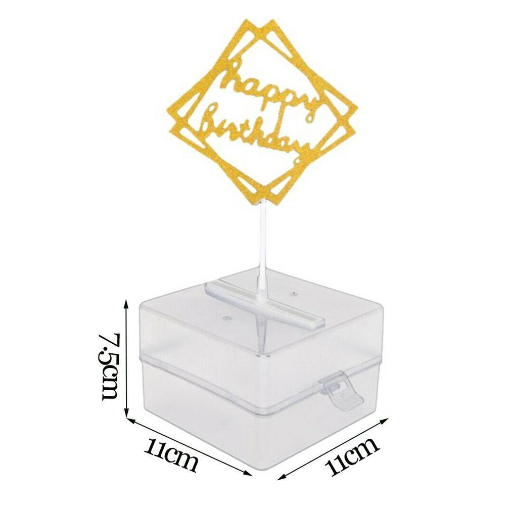 1pc Birthday Surprise Gift Box Napkin Banknote Box Tissue Parent Money Box Birthday Pull Decoration Cake Surprise Baking Money