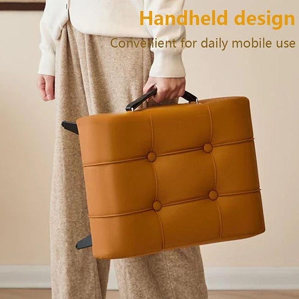 High Rebound Foot Stool PU Leather Shoe Changing Stool New Stool Chair Home