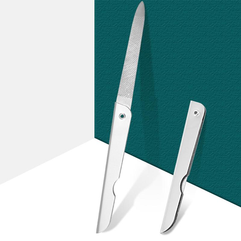 Klappnagelfeile Metall Schleifen Edelstahl Maniküre Pediküre Nagelkunst Werkzeug