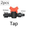 16mm 5/8'' Nastro per Irrigazione a Goccia Valvola di Intercettazione Gomito Raccordo a T Tappo Terminale Connettore a Blocco Filettato Tubo per Irrigazione da Giardino Giunti per Tubo Flessibile