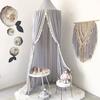 Ins New Scandinavian Summer Chiffon Lace Baby Mosquito Nets Dome Children's Room Tents Mosquito Nets Three Colour Options