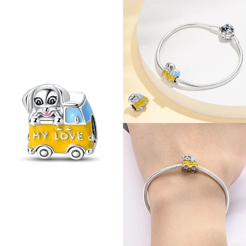 Original Copper Charms Vehicles Ships Sailboats Planes Rockets Cars Beads Fit Bracelet Pendant Diy Making Woman Jewelry