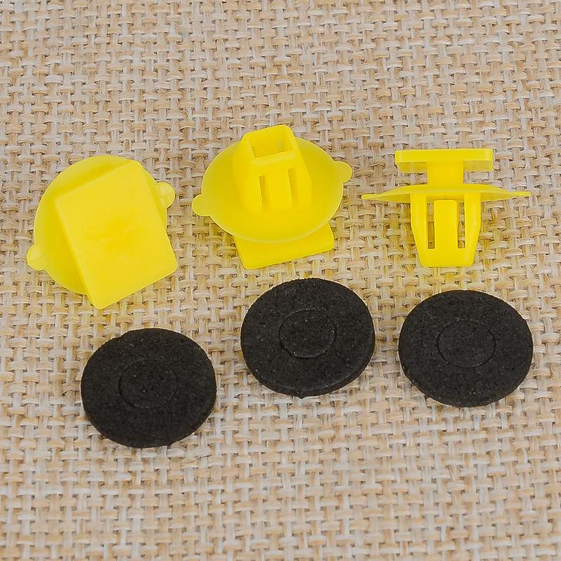 50Pcs Car Front Door Lower Trim Panel Retainer Clip Fit for Lexus Toyota Alphard Nylon