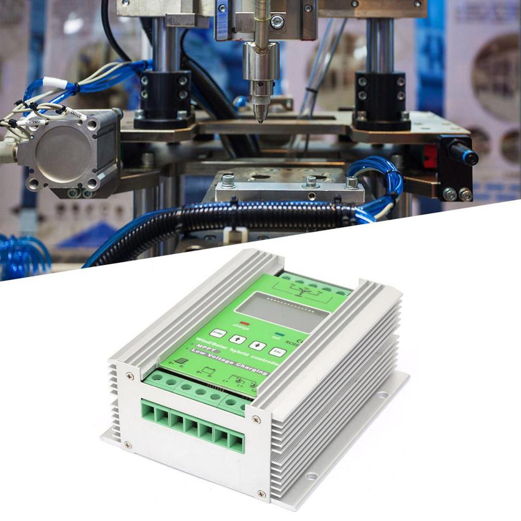 LCD Wind Solar Hybrid Charge Controller MPPT Boost Charge 12 24V Auto (600W Wind 300W Solar)