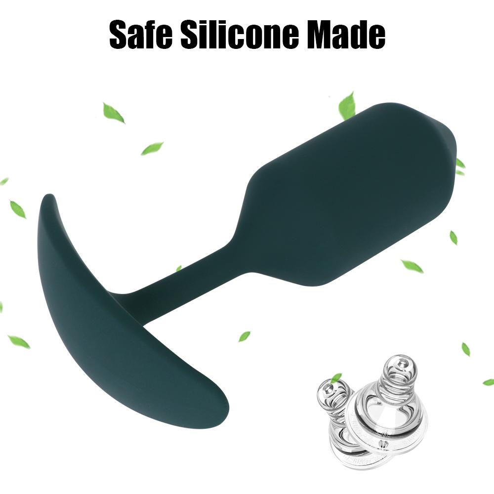 Built-in Gravity Steel Ball Wearable Anal Plug Sex Toys for Women Men Prostate Massager Erotic Butt Plugs Tighten Trainer