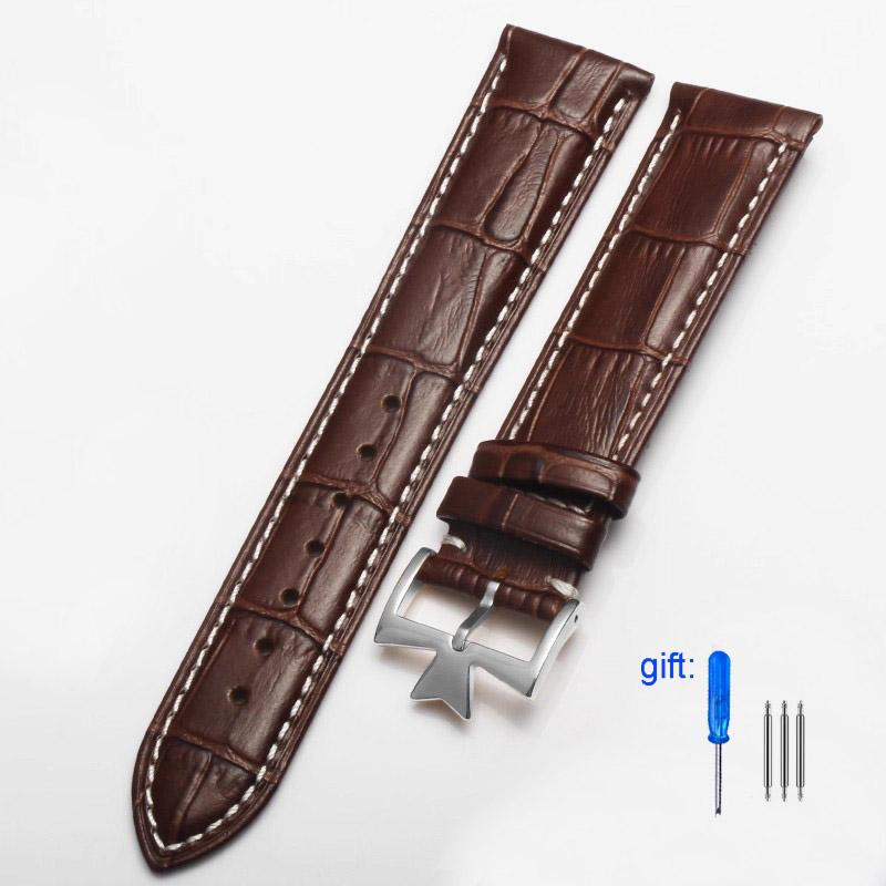 Erste Schicht Leder universelles Armband für Vacheron vc Constantin Heritage Armband Herren Krokodilmuster Armband 19mm 20mm 21mm 22mm
