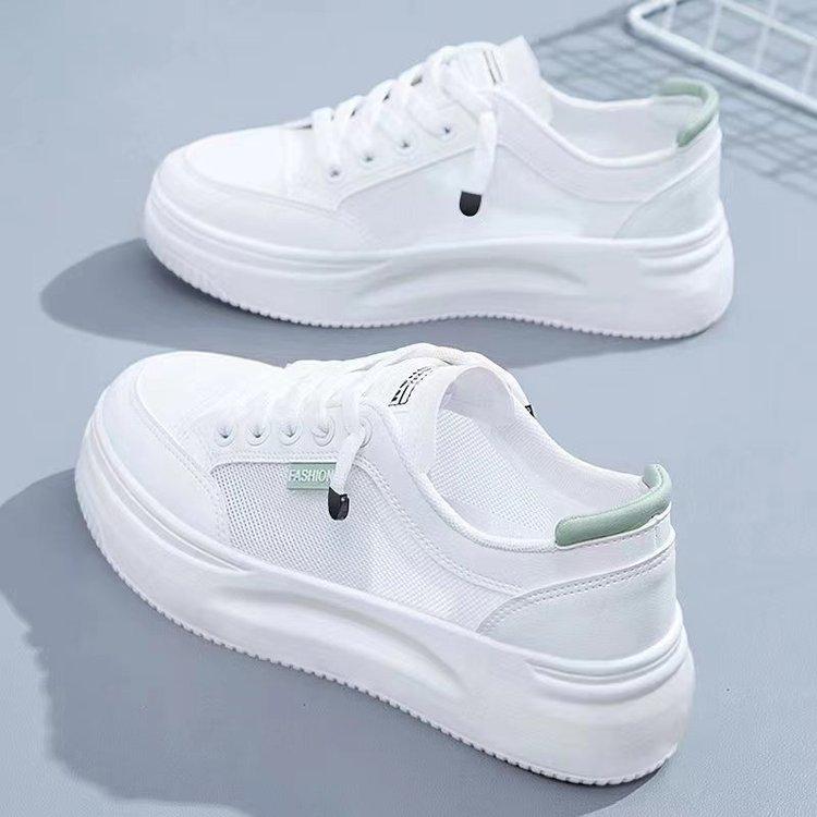 Little White Shoes Women's Shoes New Spring Sports Board Shoes Women's Shoes Fashion 2024 Autumn White Versatile Casual Shoes
