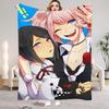 Coperta Danganronpa Classica Anime Gioco Morbida Peluche Flanella Plaid per Divano Letto Multidimensionale Copriletto per Sonnellini Tutte le Stagioni