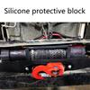 Universal Protector Block Silicone Stopper 9500Lbs or More Winch Guide Winch Protection Cushion Guide Easy Installation