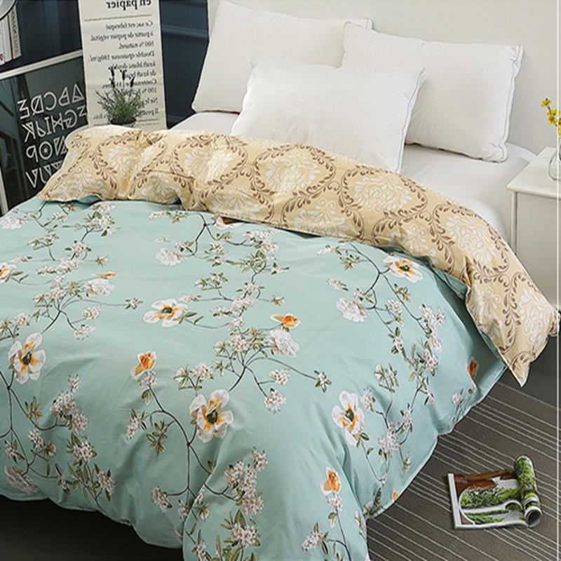 Aloe Cotton Brushed Flannel Duvet Cover for Dorms - Available in 1.5, 1.8, 2 Meters - Pure Cotton
