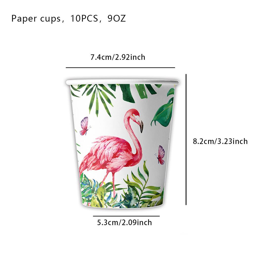 

Гавайская вечеринка с фламинго, одноразовая посуда, тропические тарелки, салфетки, чашки, вечеринка с фламинго для девочек на день рождения