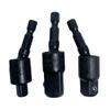 360 Degree Hand Drill Conversion Head 1/4"3/8"1/2" Hexagonal Shank To Quadrilateral Socket Universal Joint Rod Driver Connector