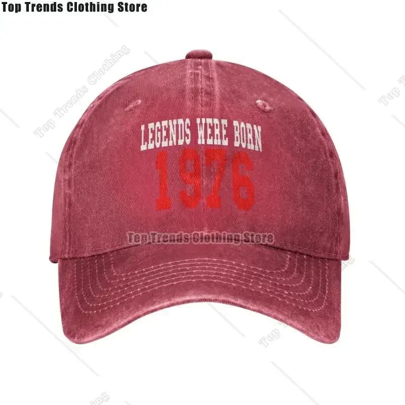 

Classic Cotton Legends Were Born in The Perfect Gift Idea Baseball Cap Women Unisex Adjustable Adult Dad Hat Spring one size
