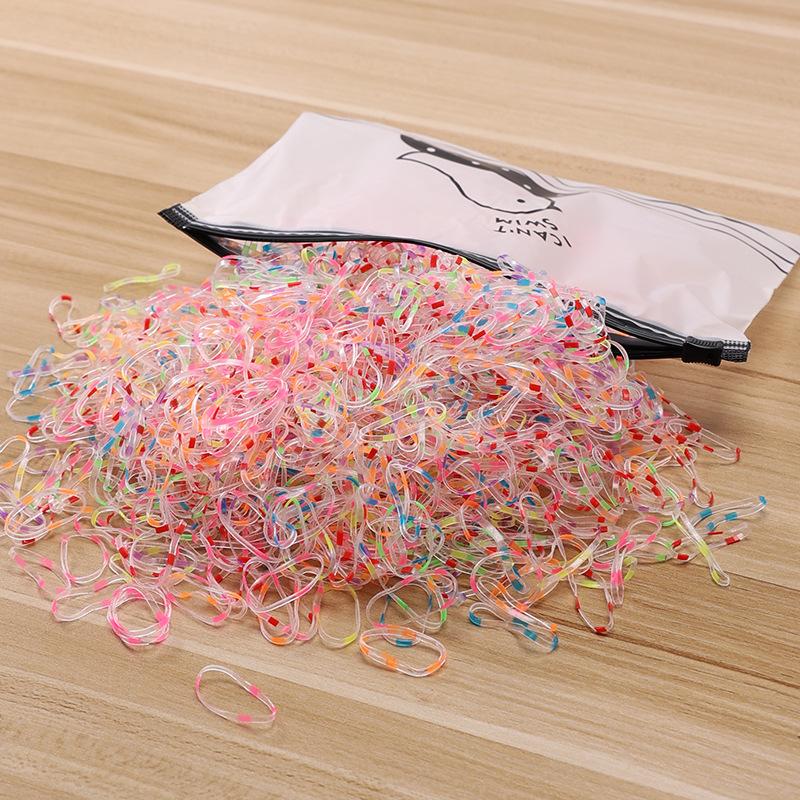 

500Pcs Color Rubble Loom Bands Bracelets Kit Girl Gift Elastic Weaving Lacing Craft DIY Jewelry Making Accessories Supplies