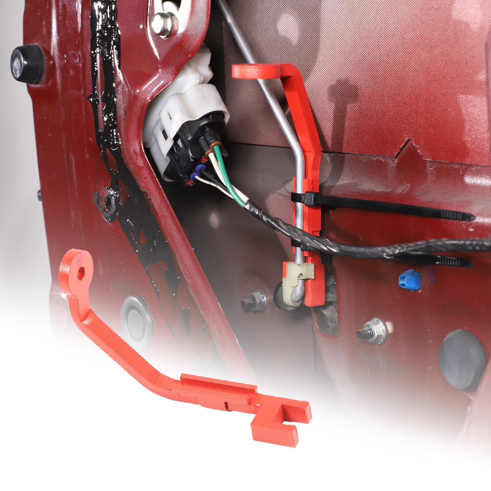 Red Alloy Tailgate emergency switch bracket For Toyota FJ Cruiser 2007-21