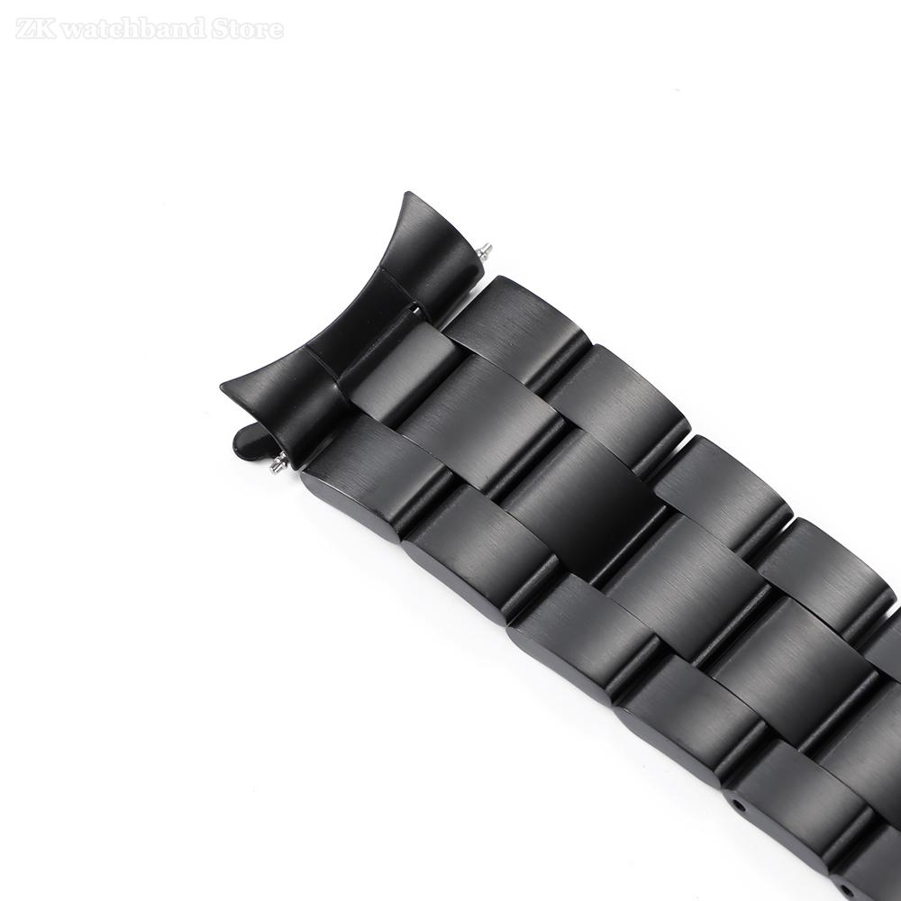 Solid Stainless Steel Watch Strap for Seiko 5 SKX009/007 for Jubilee Curved End Watch Bracelets Metal 20mm 22mm Watchband Belts