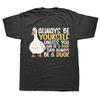 Mess With The Honk You Get The Bonk Funny Goose Print T Shirts Cartoon Unisex Clothing Short Sleeve Anime Unisex Tee Shirts