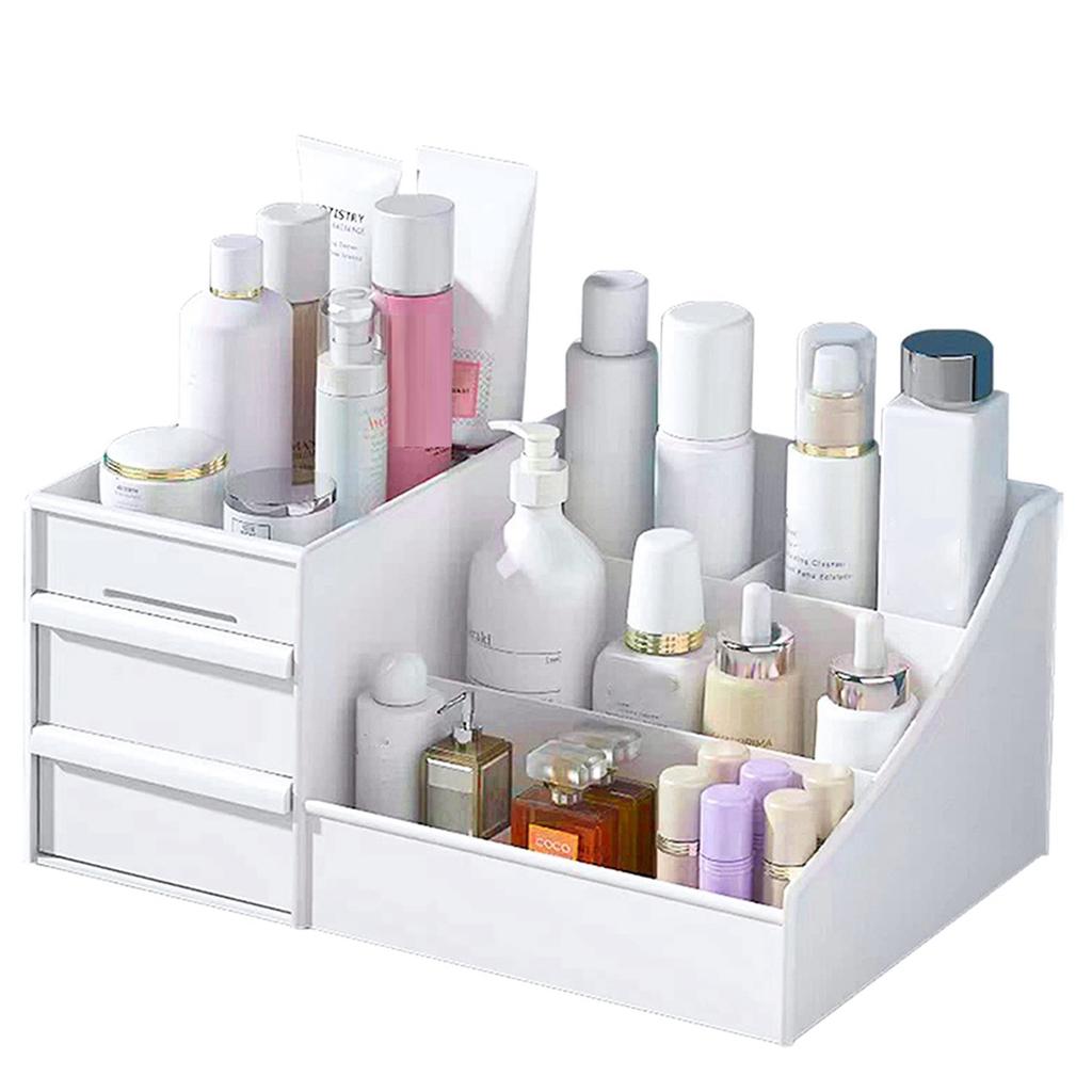 Premium-3X Makeup Organizer,Skincare Organizers On Countertop, Cosmetic Storage Organizer Fits Skincare, Lotions, Lipsticks A