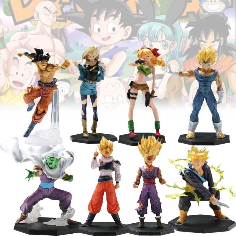 Collectible Pvc Dragon Ball Son Goku Majin Vegeta Green Outfit Figure Display Model