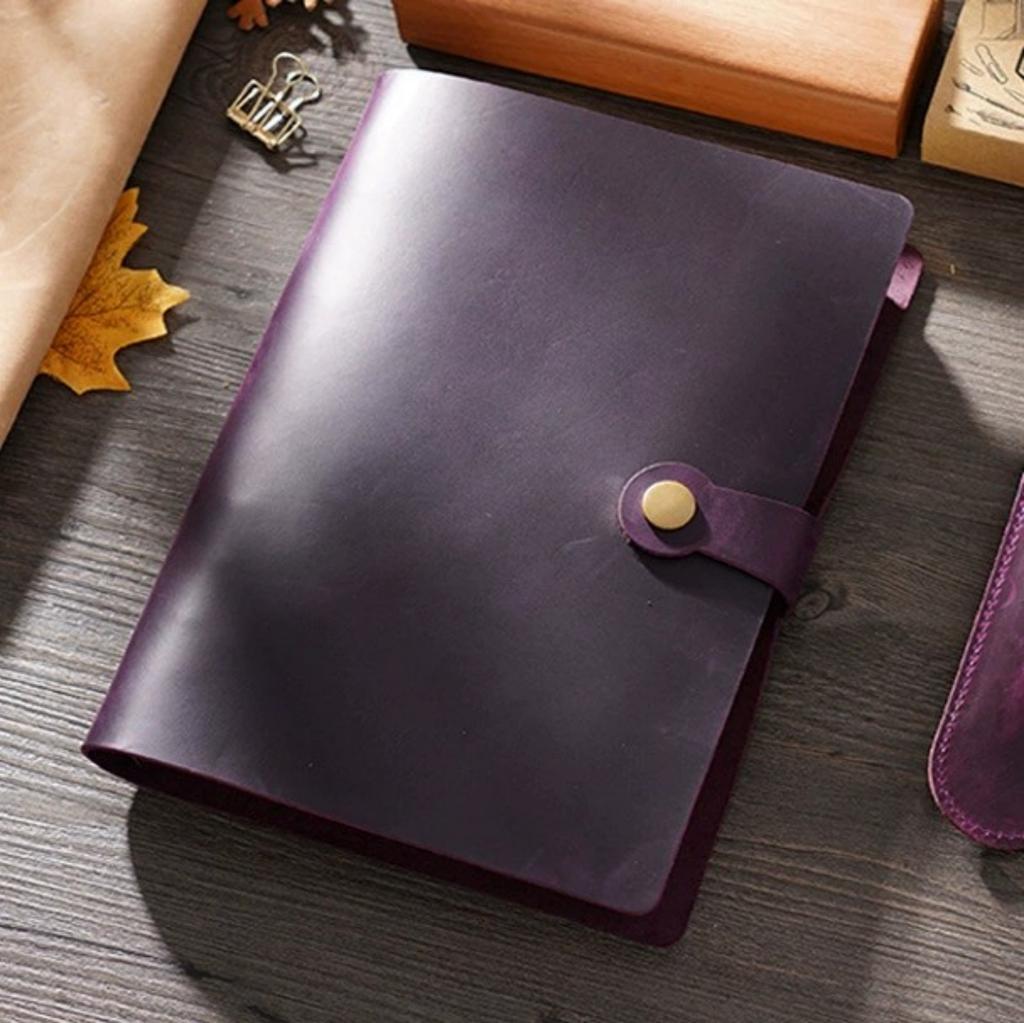 Vintage A5 Notebooks & Journal, Soft Leather Notepad Cover With Insert Paper, Handmade Sketchbook Diary School Office Stationery