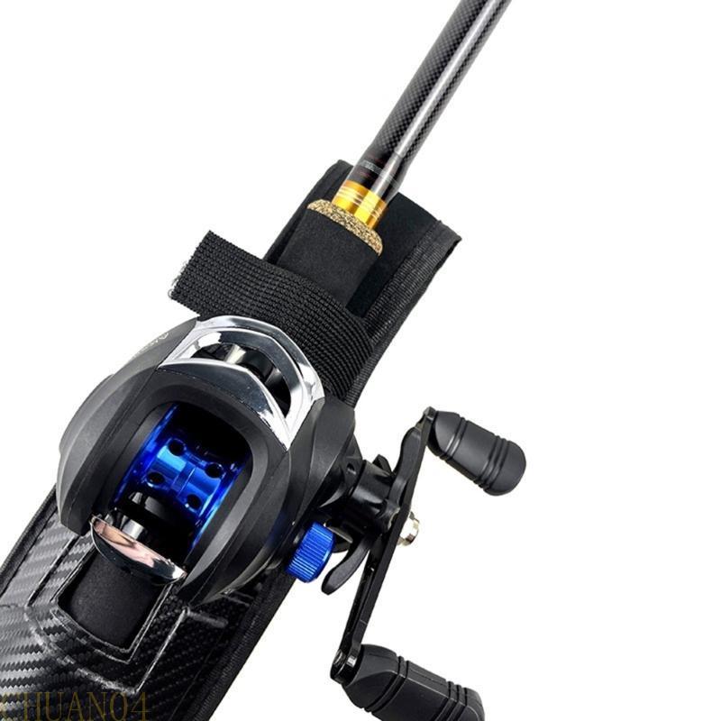 A1A2 Fishing Belt Rod Holder Poles Holding Belt Fishing Tackle Storage Bag with Hook and Loop for Surfs Casting Kayak Fishing