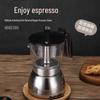 Cross Mocha Pot Espresso Maker: Portable Italian-Style Coffee Utensils Set for Home Use