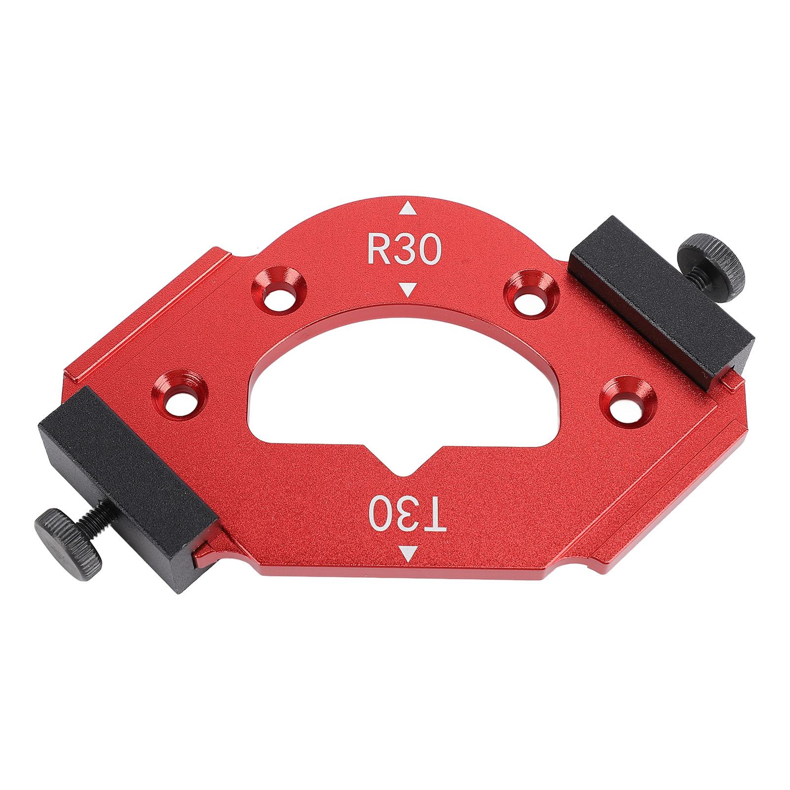 

R30 T30 Шаблон радиусной фаски Внутренний и внешний угловой фрезерный приспособление для изготовления мебели