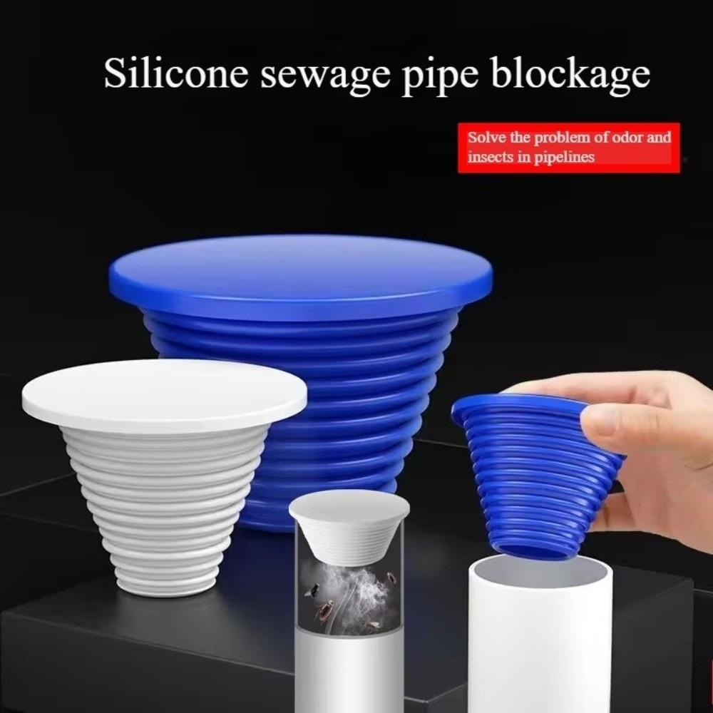 Conical Shape Water Pipe Plug Silicone Hole Sealing Plugs Bathroom Accessories