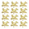 12PCS Creative 3D Plane Thumbtacks Stainless Steel Push Pins Bulletin Board Accessories  For Office Homes Study