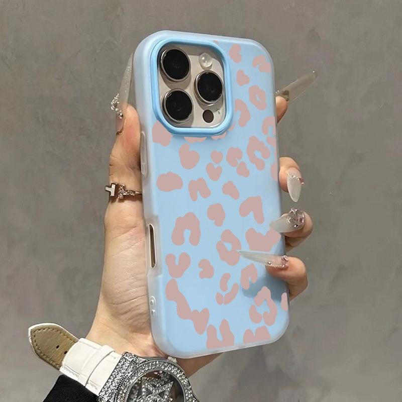 Leopard Print Phone Case For Samsung Galaxy A55 A54 A15 A14 A34 A24 A35 A06 S22 S21 FE S20 Plus 20 Ultra A05 A05S A04 A04E