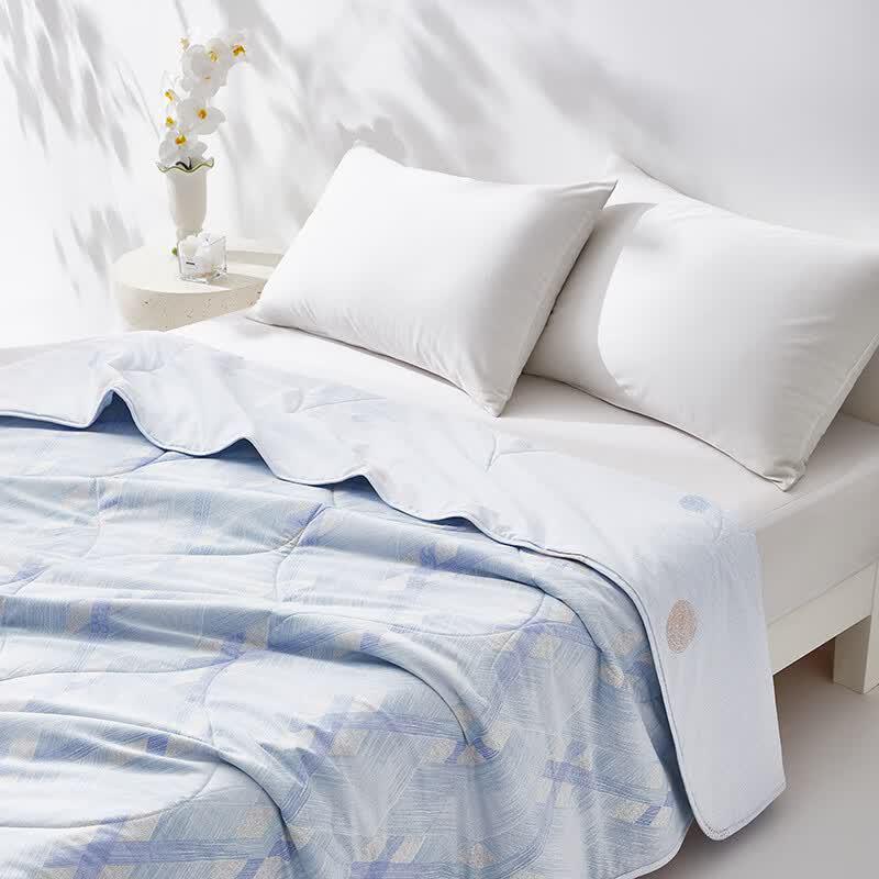 Luolai Super Soft All-Cotton Antibacterial Washable Summer Quilt
