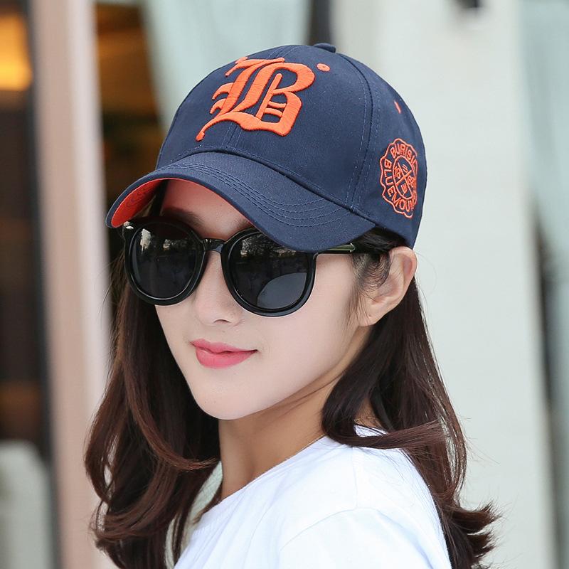 Sunscreen Outdoor Women'S And Men'S Style Street Urban Purpose All Use Multi Trendy Hat Baseball Stitched Stitching Embroidered Alphabet Hats