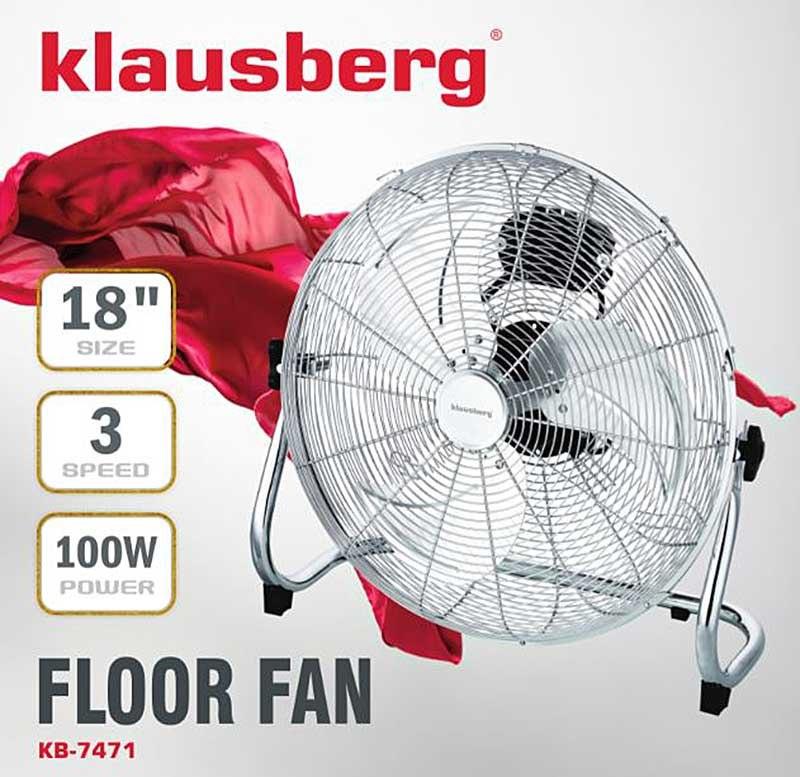Fan Fan Floor Circulator 100W Klausberg Kb-7471