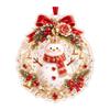 Christmas Hanging Ornament Vintage 2D Acrylic for Holiday Tree and Home Decor