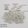 Decorative Plastic Screw Caps for Furniture and Wardrobes - Three-in-One Design