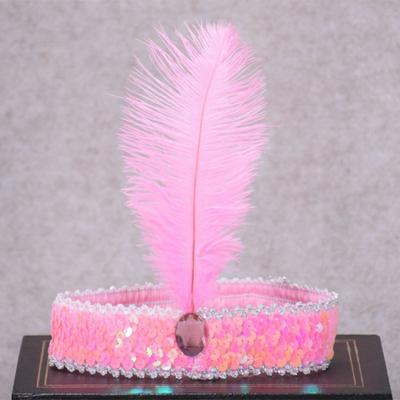 1 ks roztomilá čelenka s perami Flapper Sequin Headpiece Kostýmová čelenka Rôzne farby Darček na párty