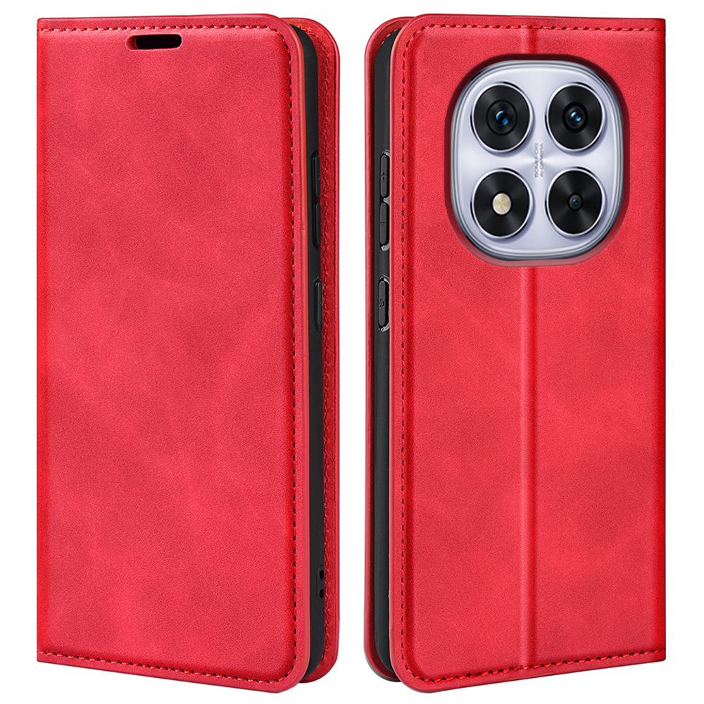 For Xiaomi Redmi Note 14 Pro 5G/Poco X7 5G Case Skin-Touch Leather Wallet Phone Cover