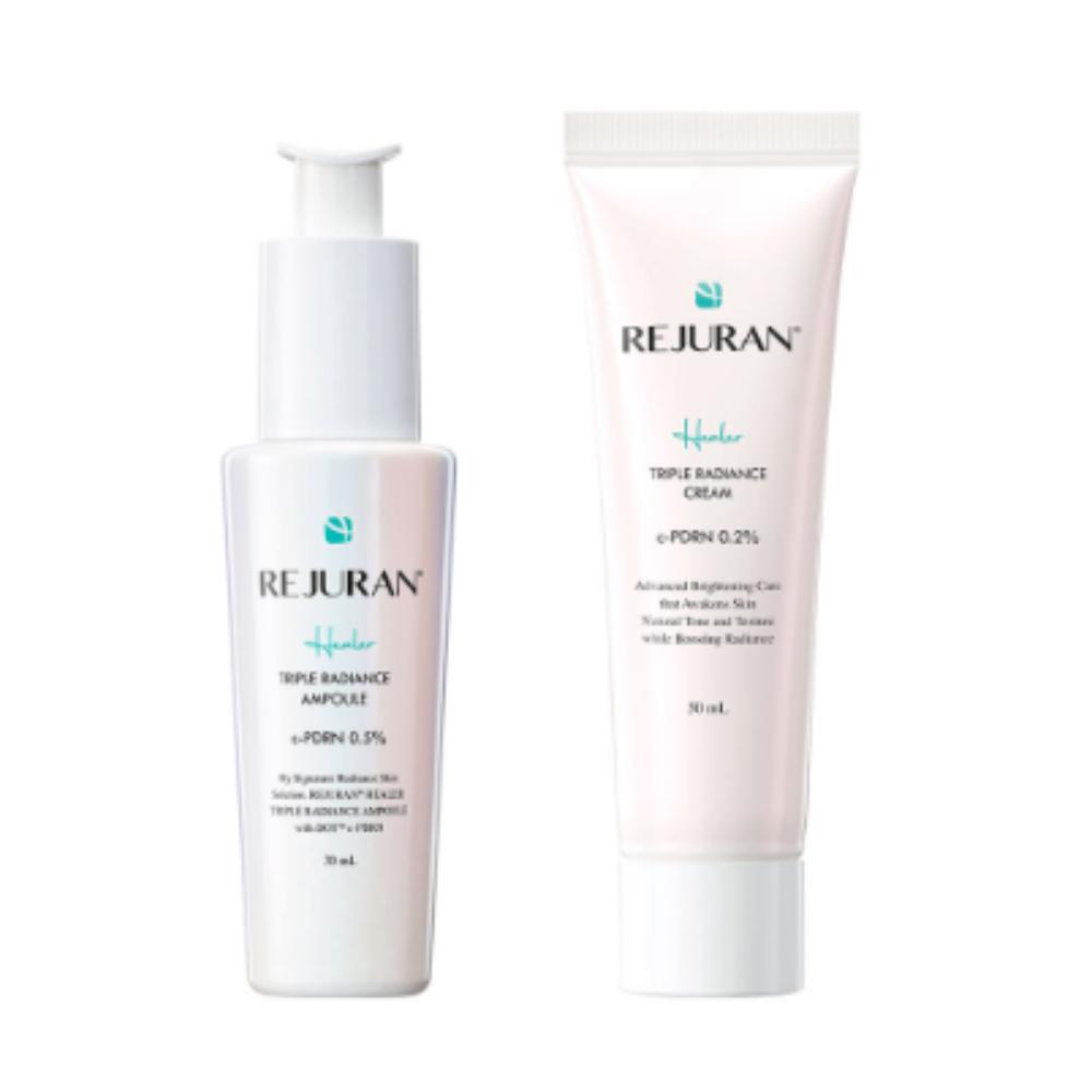 

Rejuran Healer Triple Radiance Ampoule 30ml + Cream 50ml – Glow & Brightening Set
