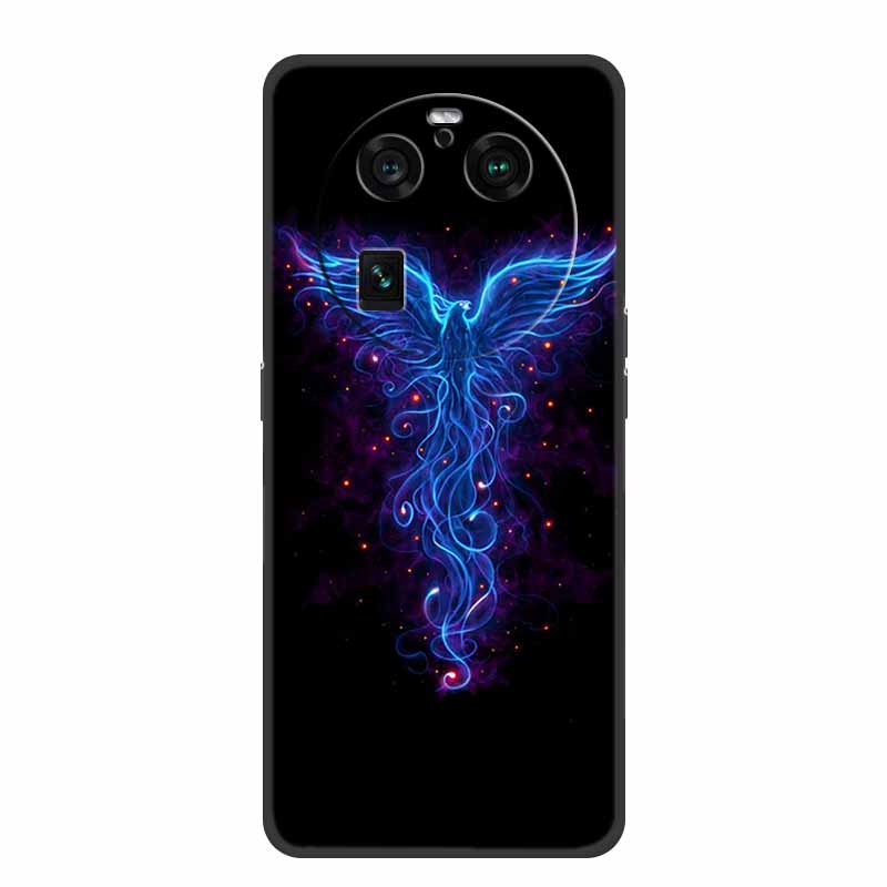 For Oppo Find X6 Pro Case Original Soft Silicone Shockproof Phone Back Cover Cases for Oppo Find X6 Pro 5G Cool Protector Shell