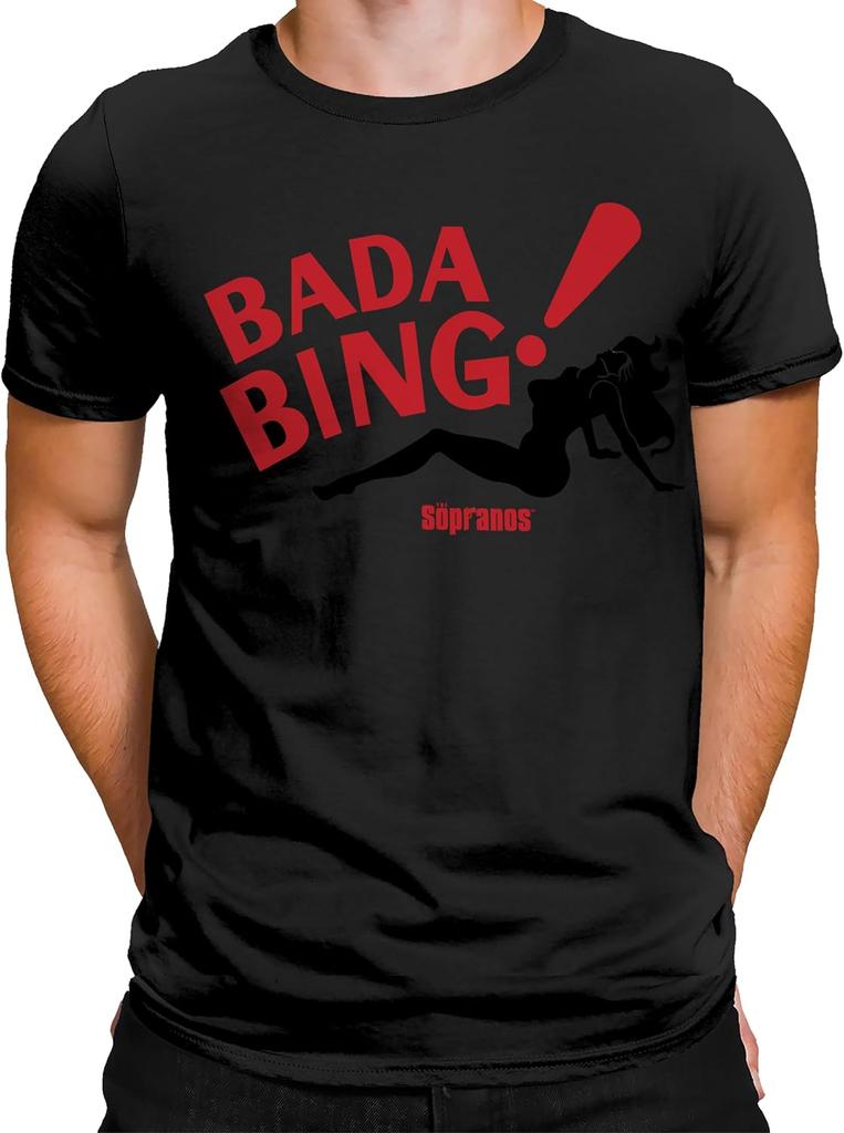 HBO The Sopranos Bada Bing Men's and Women's Short Sleeve T-Shirt