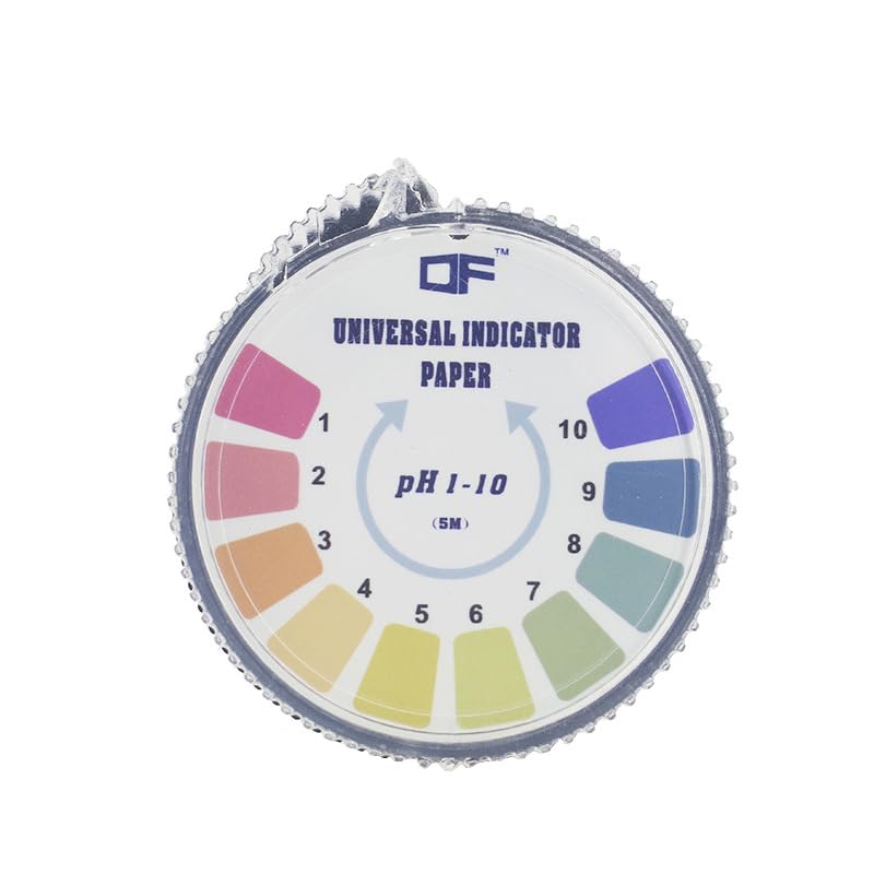 FineGood pH Test Paper, Set of 1 Roll Type, 16.4 ft (5 m) each,