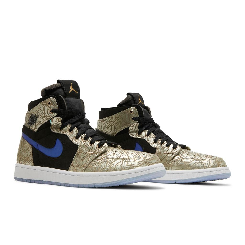 Air Jordan 1 Zoom Comfort 'Złoty Laser' (Dla obu płci) Buty do koszykówki w stylu vintage DQ0659 700
