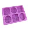 Square Handmade Soap Silicone Mould Square Essential Oil Soap Mould DIY Cake Mould Soap Soap Mould High Temperature Abrasives