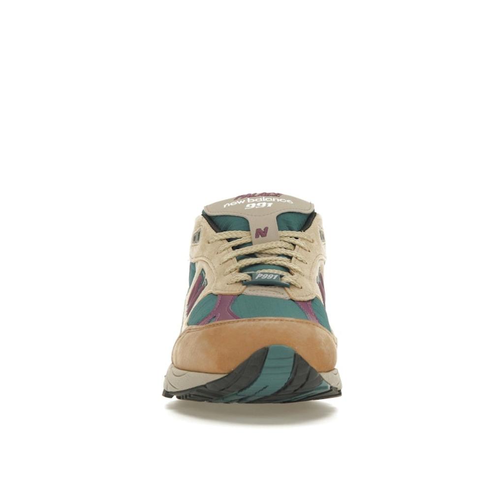 New Balance Palace X 991 Made In England Taos Taupe Grape Men Sneakers Teal Black Grape-Juice M991PAL