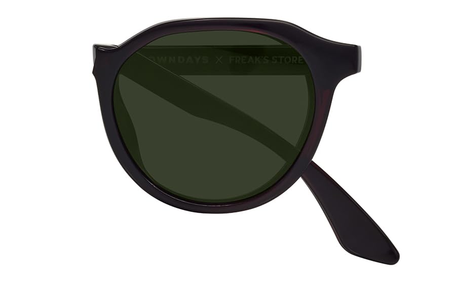 Folding FREAKS STORE Collaboration UV UV [OWNDAYS] Sunglasses, Sunglasses, Frame, Portable, Protection, Protection, FK2004N-C2